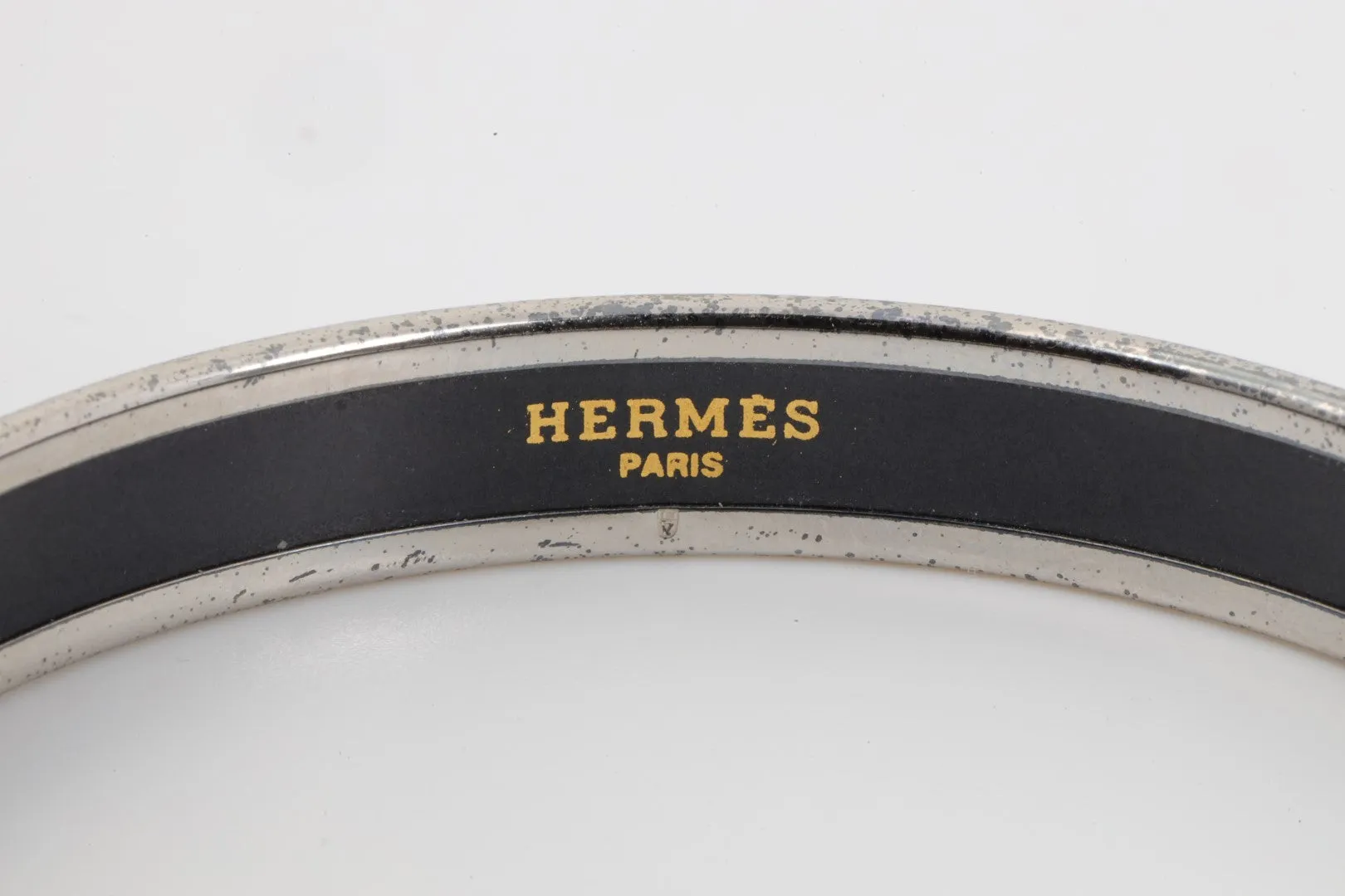 8" Hermes Enamel Bangle Bracelet Set (45.09g.)