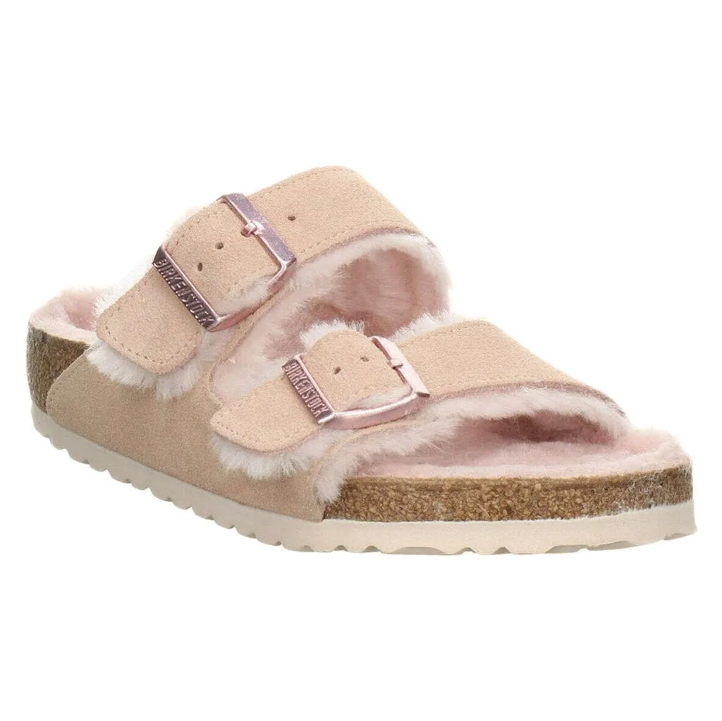 Arizona Shearling Suede Leather Unisex Sandals