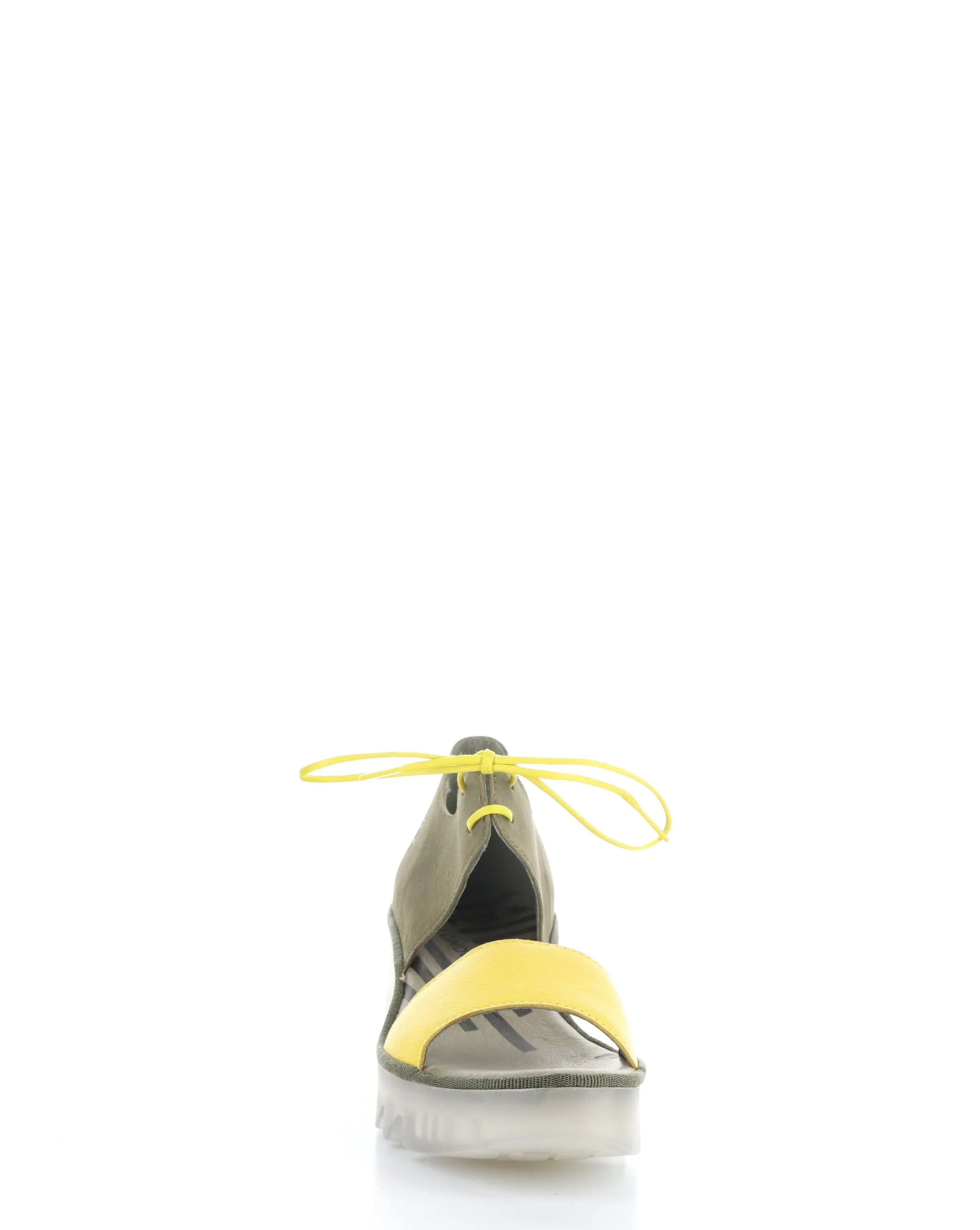 BILU465FLY Yellow Lace-up Sandals