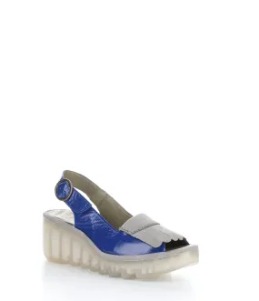 BIND303FLY 005 BLUE/GREY Round Toe Sandals