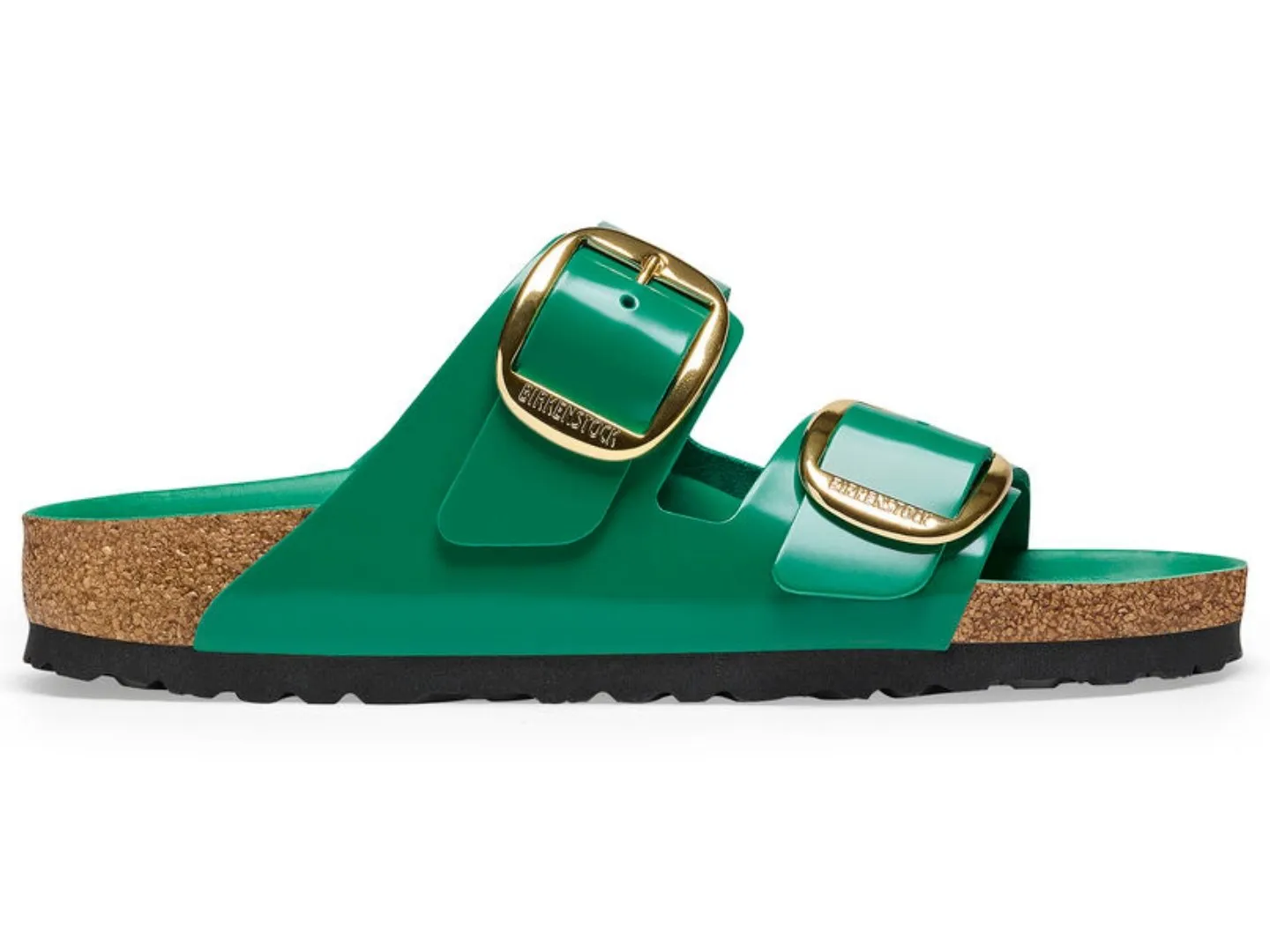 Birkenstock: Arizona Big Buckle High-Shine Digital Green