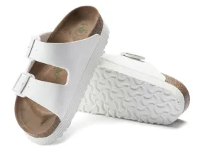 Birkenstock: Arizona Platform in Vegan White