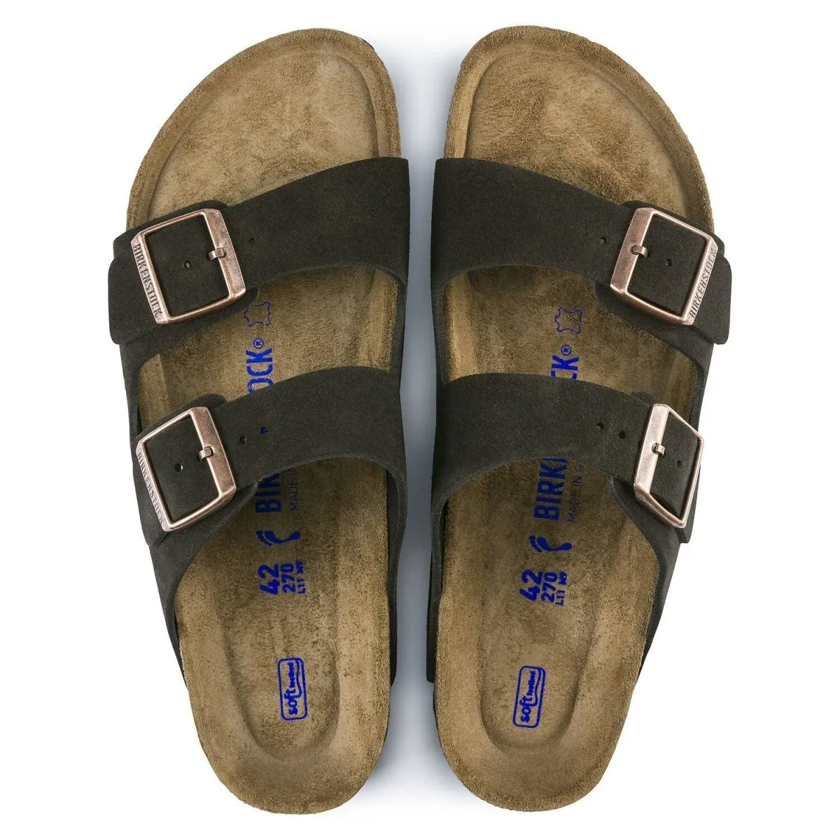 Birkenstock Arizona Soft Footbed - Mocha Suede