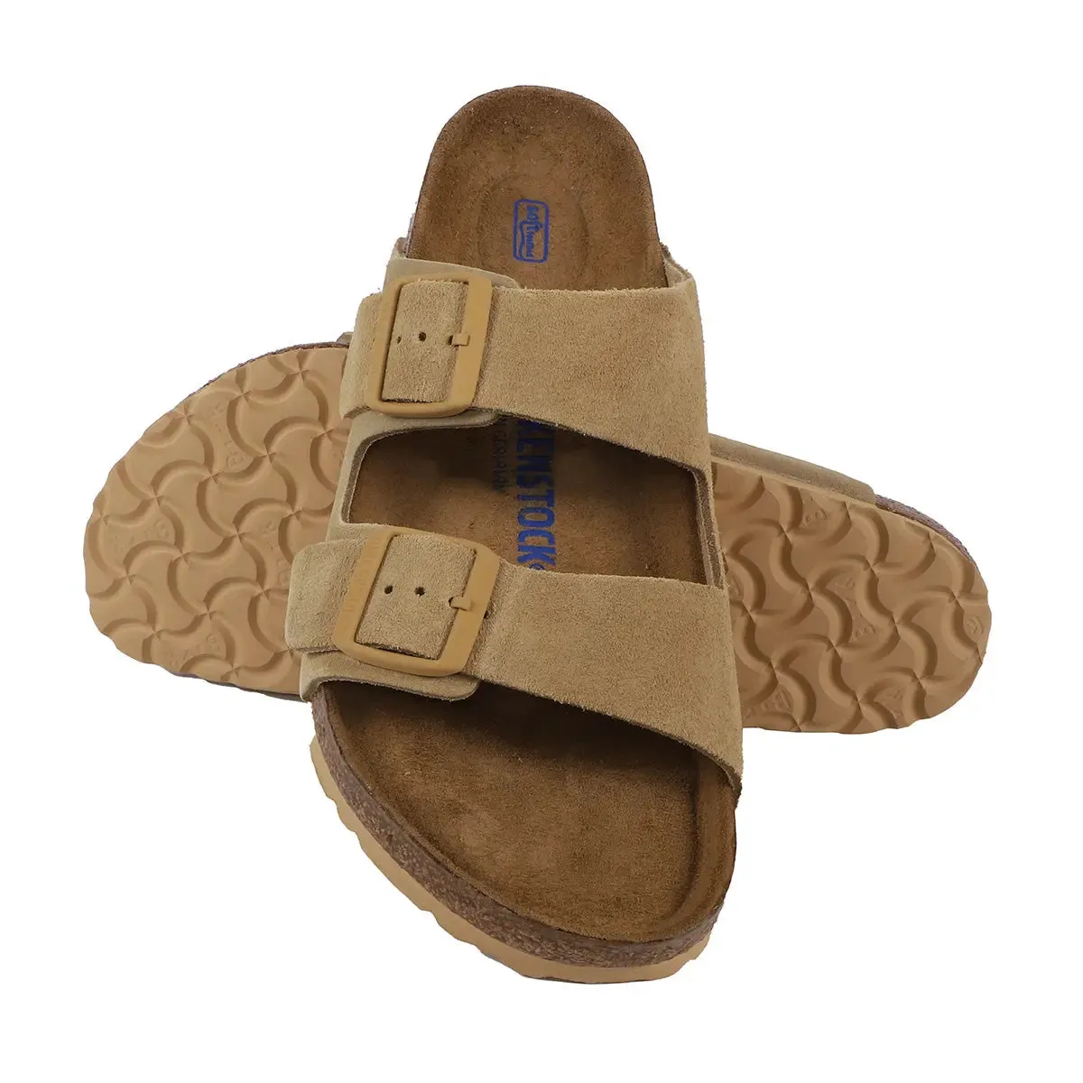 Birkenstock Arizona Soft Footbed Suede Leather Sandals