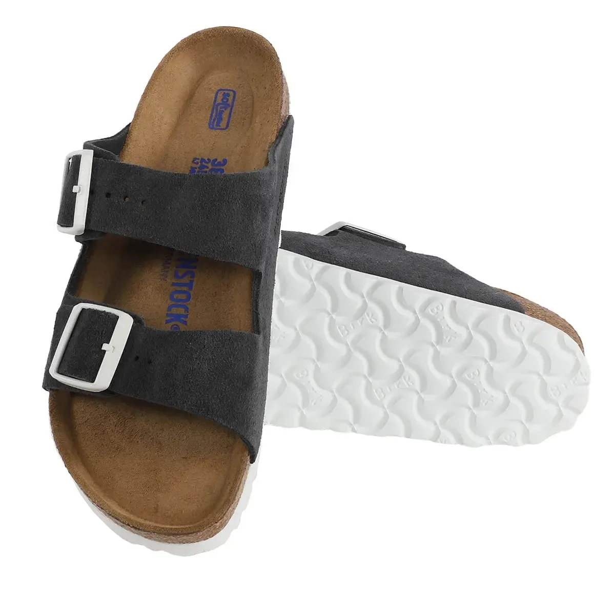 Birkenstock Arizona Soft Footbed Suede Leather Sandals