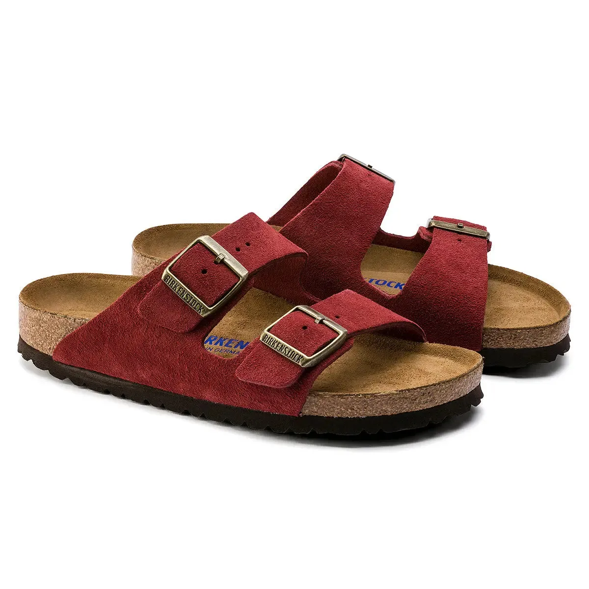 Birkenstock Arizona Soft Footbed Suede Leather Sandals