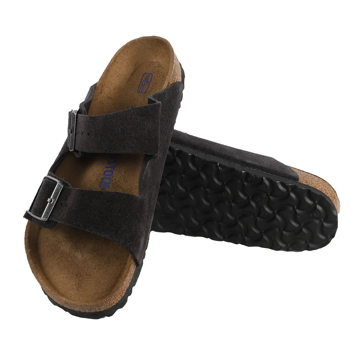 Birkenstock Arizona Soft Footbed Suede Leather Sandals