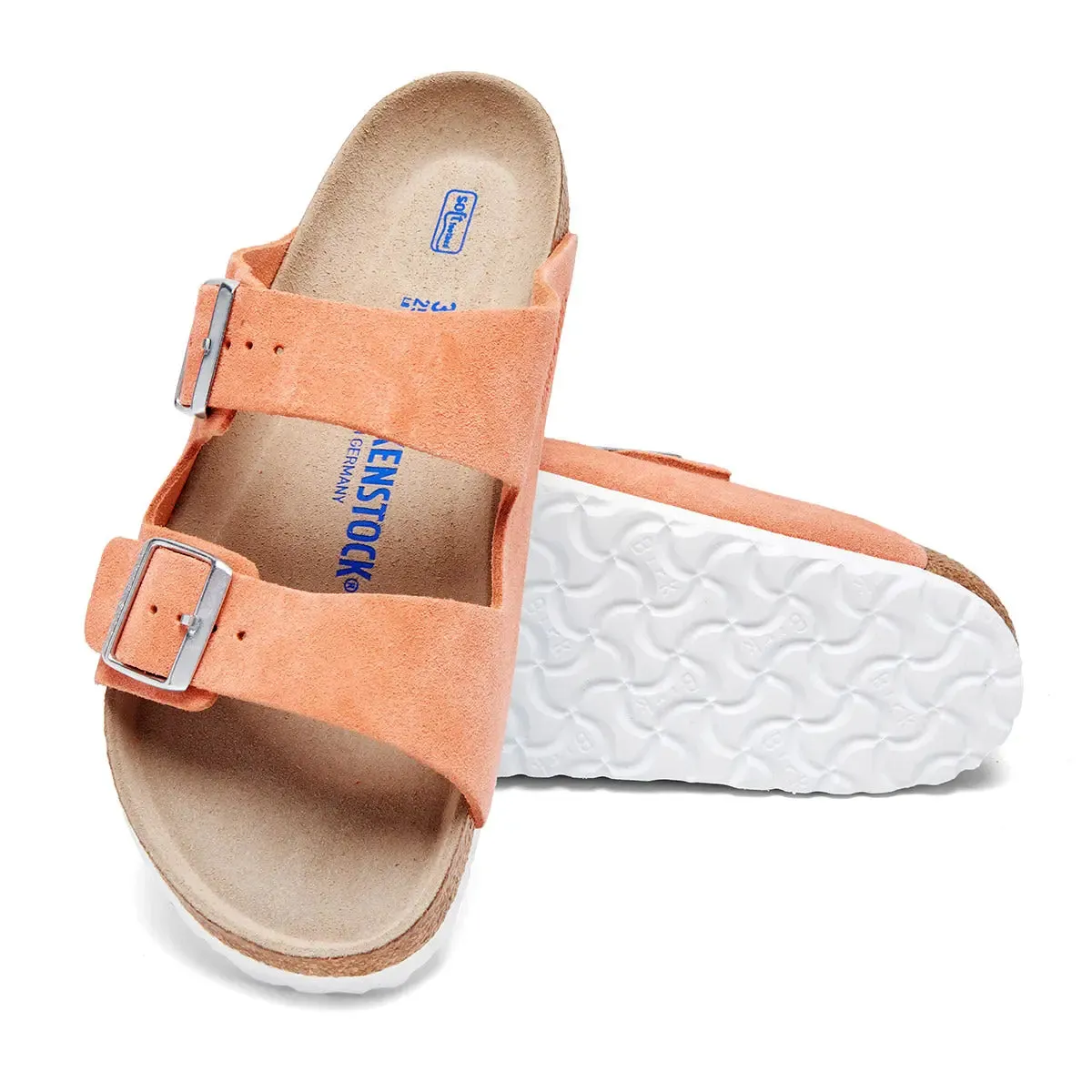 Birkenstock Arizona Soft Footbed Suede Leather Sandals