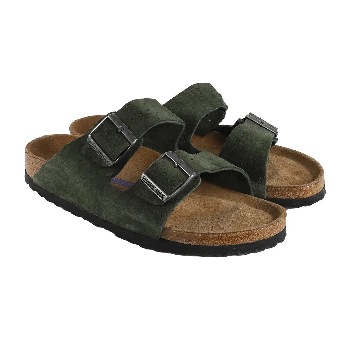 Birkenstock Arizona Soft Footbed Suede Leather Sandals