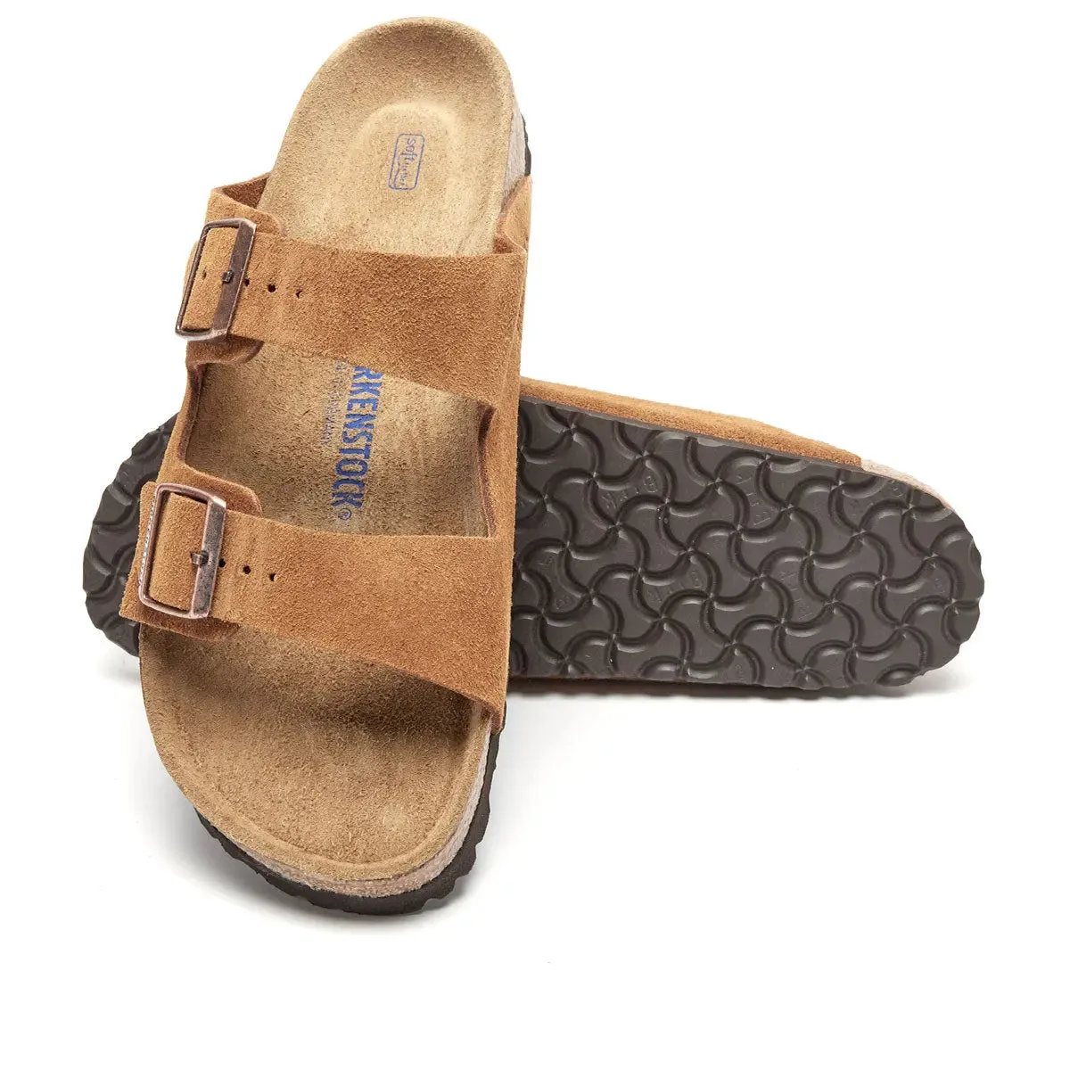 Birkenstock Arizona Soft Footbed Suede Leather Sandals