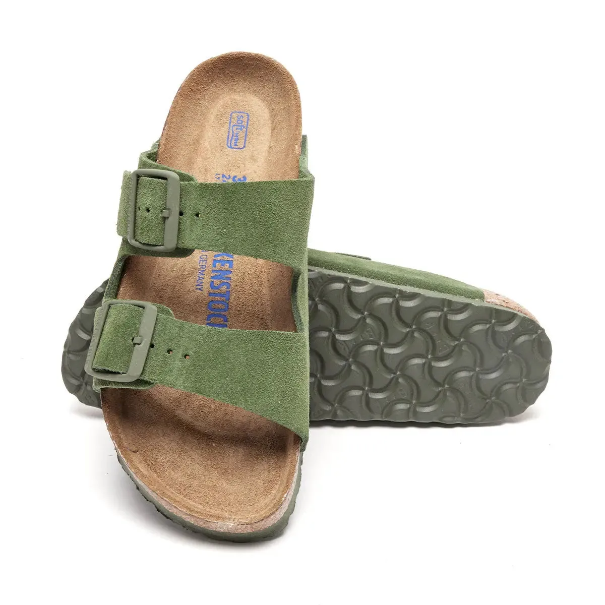 Birkenstock Arizona Soft Footbed Suede Leather Sandals