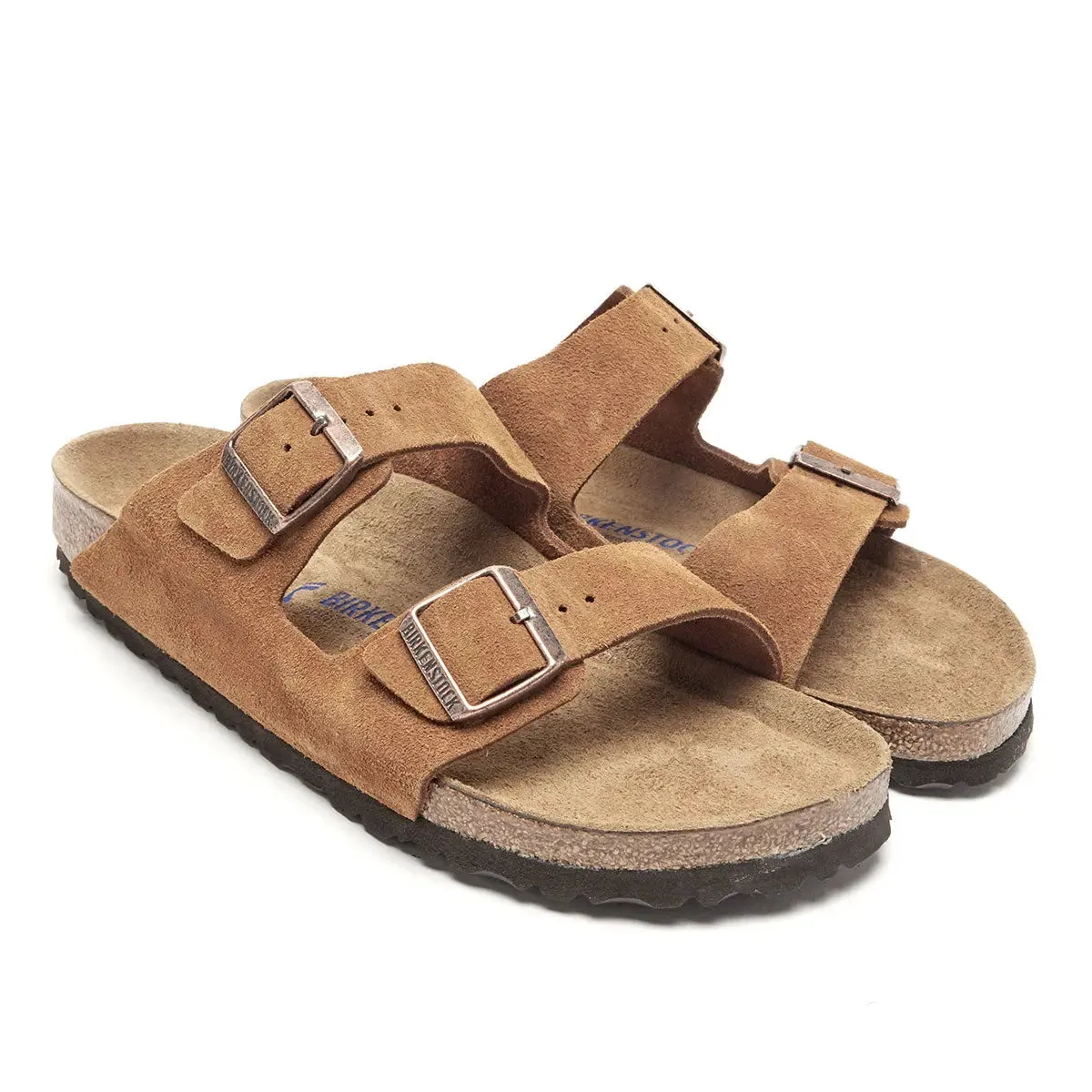 Birkenstock Arizona Soft Footbed Suede Leather Sandals