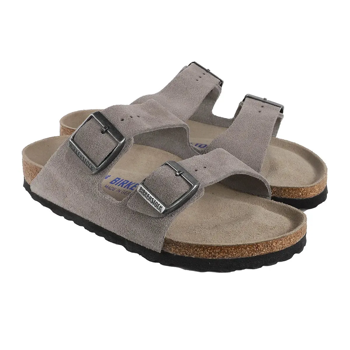 Birkenstock Arizona Soft Footbed Suede Leather Sandals