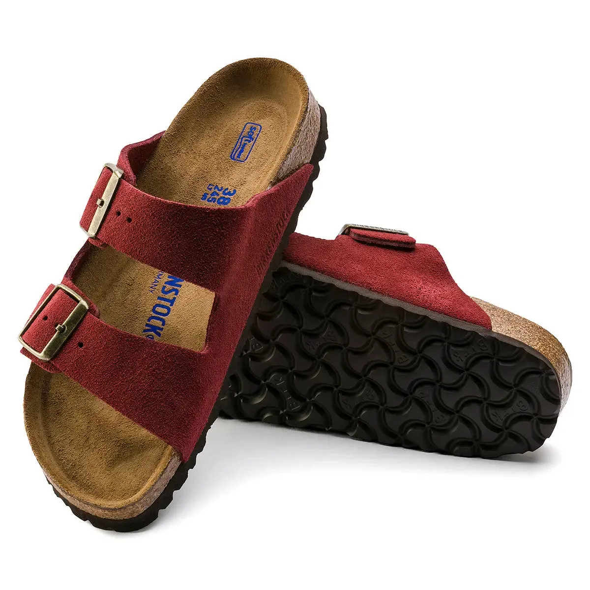 Birkenstock Arizona Soft Footbed Suede Leather Sandals