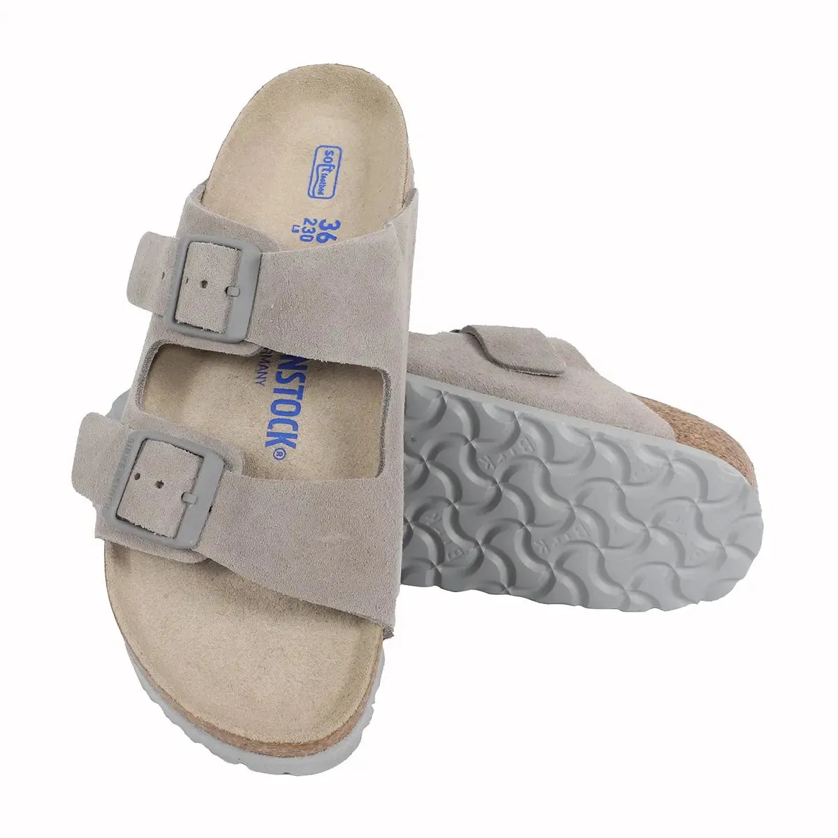 Birkenstock Arizona Soft Footbed Suede Sandals