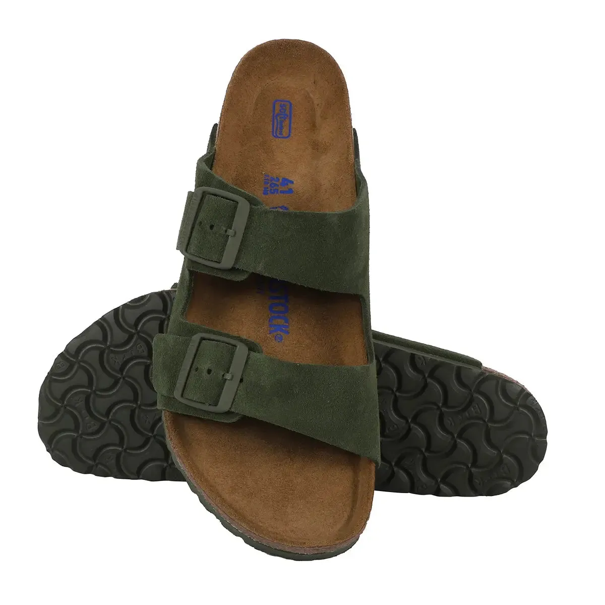 Birkenstock Arizona Soft Footbed Suede Sandals