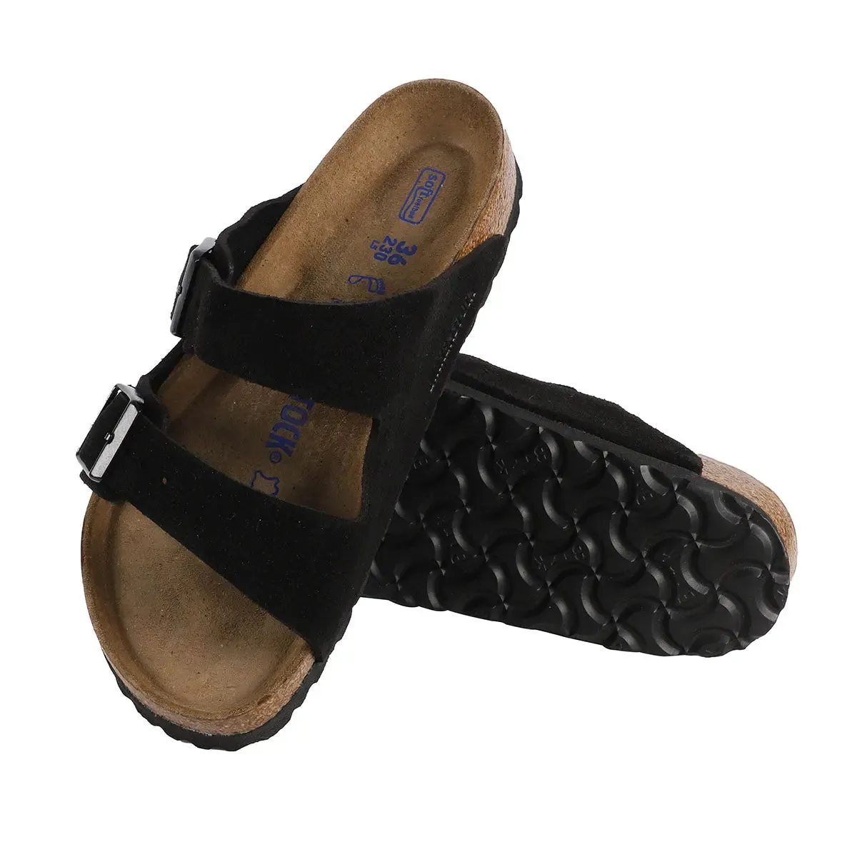 Birkenstock Arizona Soft Footbed Suede Sandals