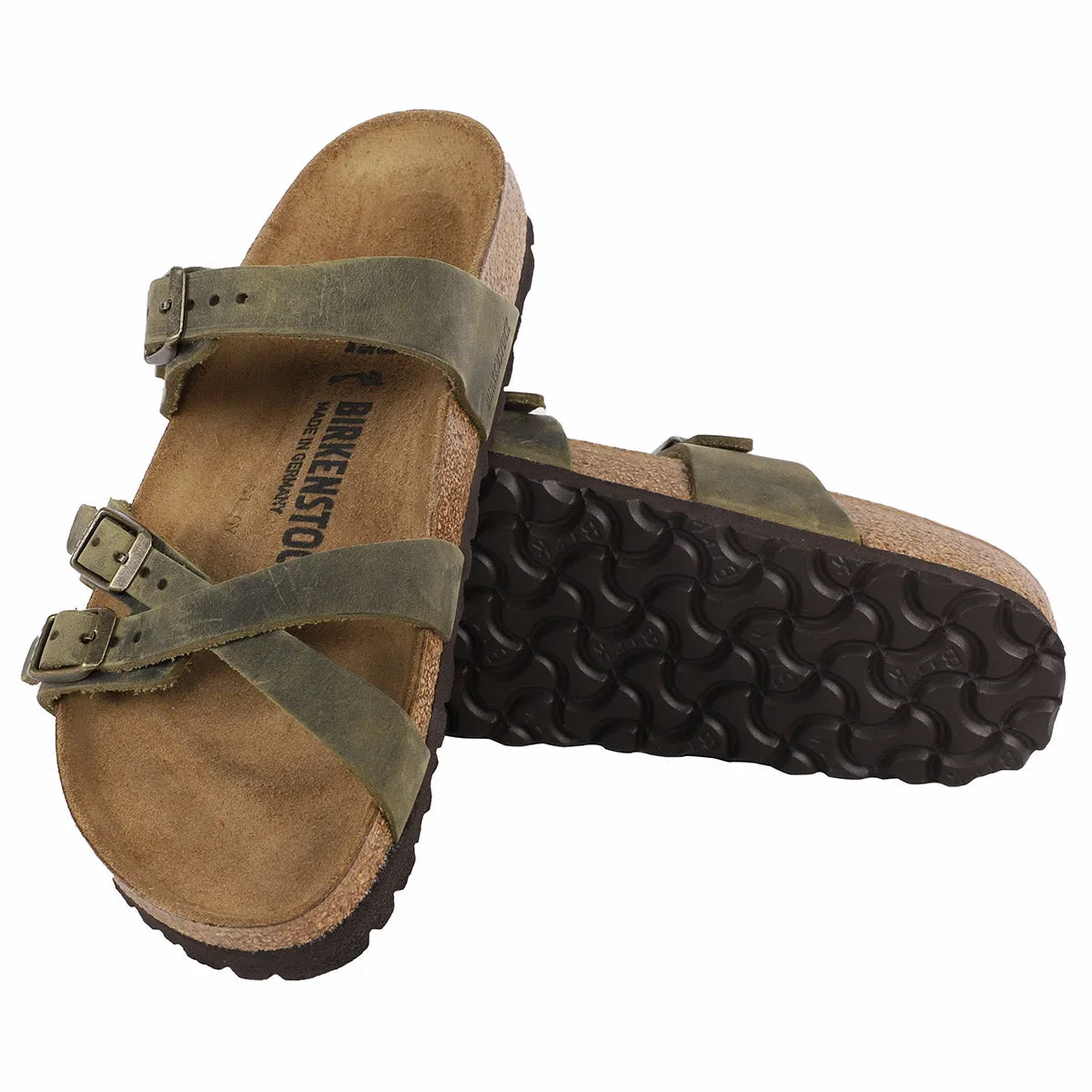 Birkenstock Franca Oiled Leather Sandals