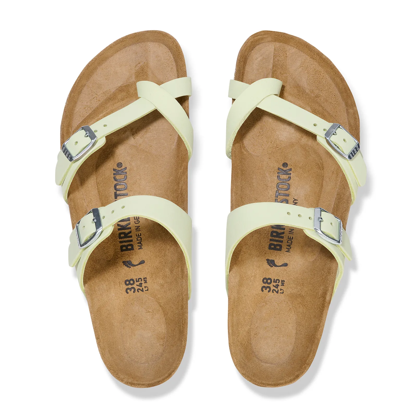 Birkenstock Mayari (Women) - Faded Lime Nubuck