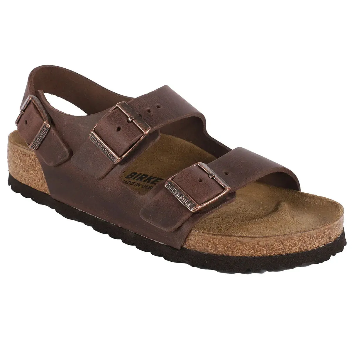 Birkenstock Milano Oiled Leather Sandals