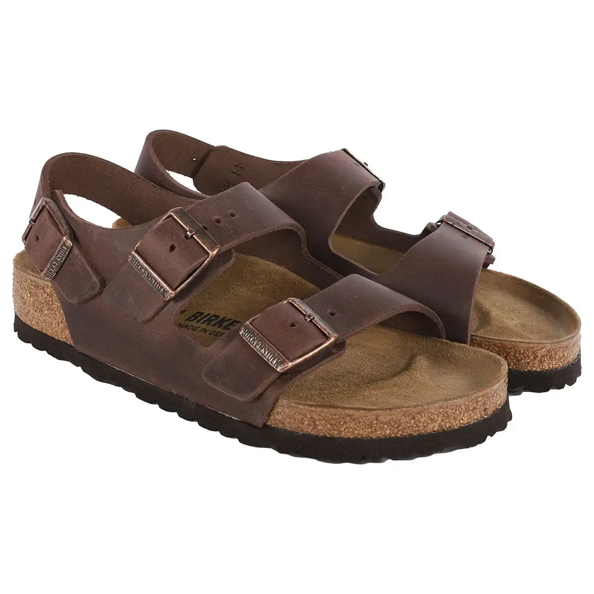 Birkenstock Milano Oiled Leather Sandals