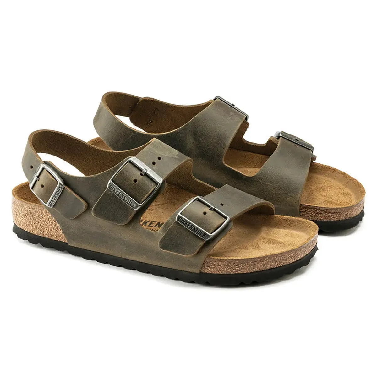 Birkenstock Milano Oiled Leather Sandals