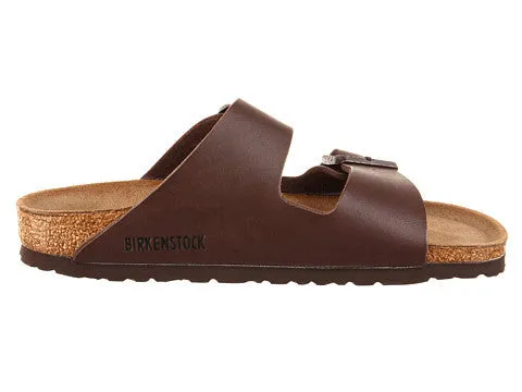 Birkenstock Unisex Arizona Dark Brown Birko-Flor Narrow 51703