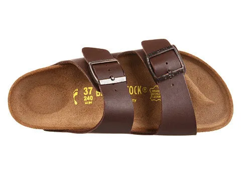 Birkenstock Unisex Arizona Dark Brown Birko-Flor Narrow 51703