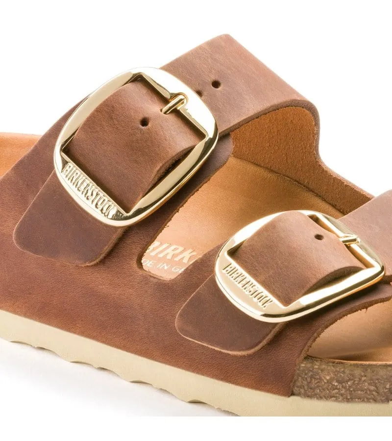 Birkenstock Womens Tan Arizona Oiled Leather Sandal - 1011073