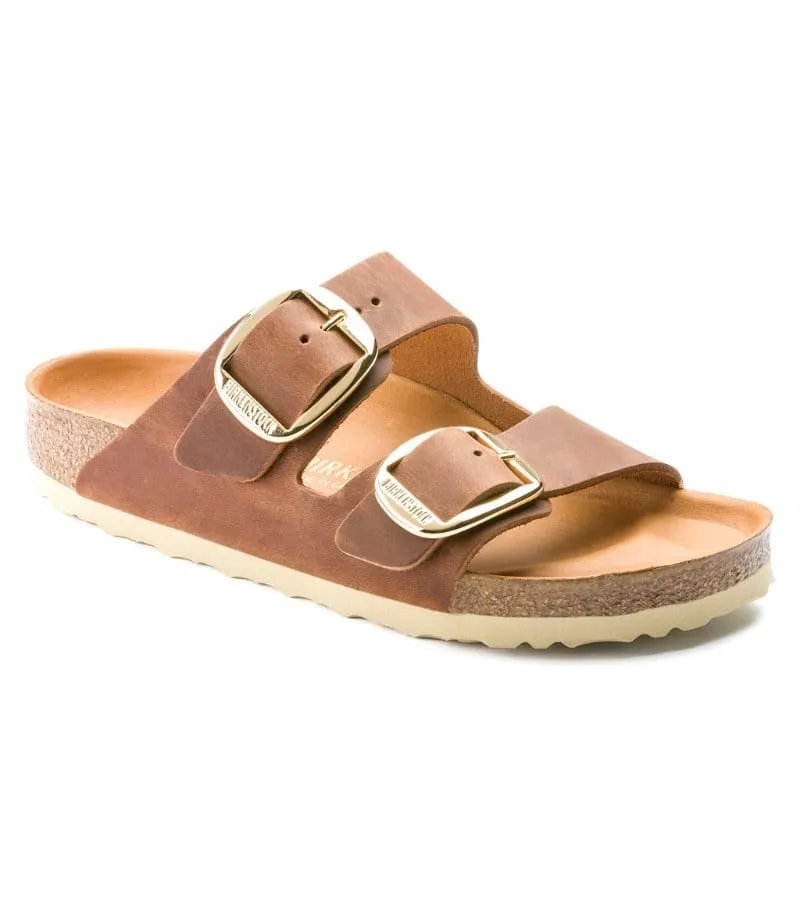 Birkenstock Womens Tan Arizona Oiled Leather Sandal - 1011073