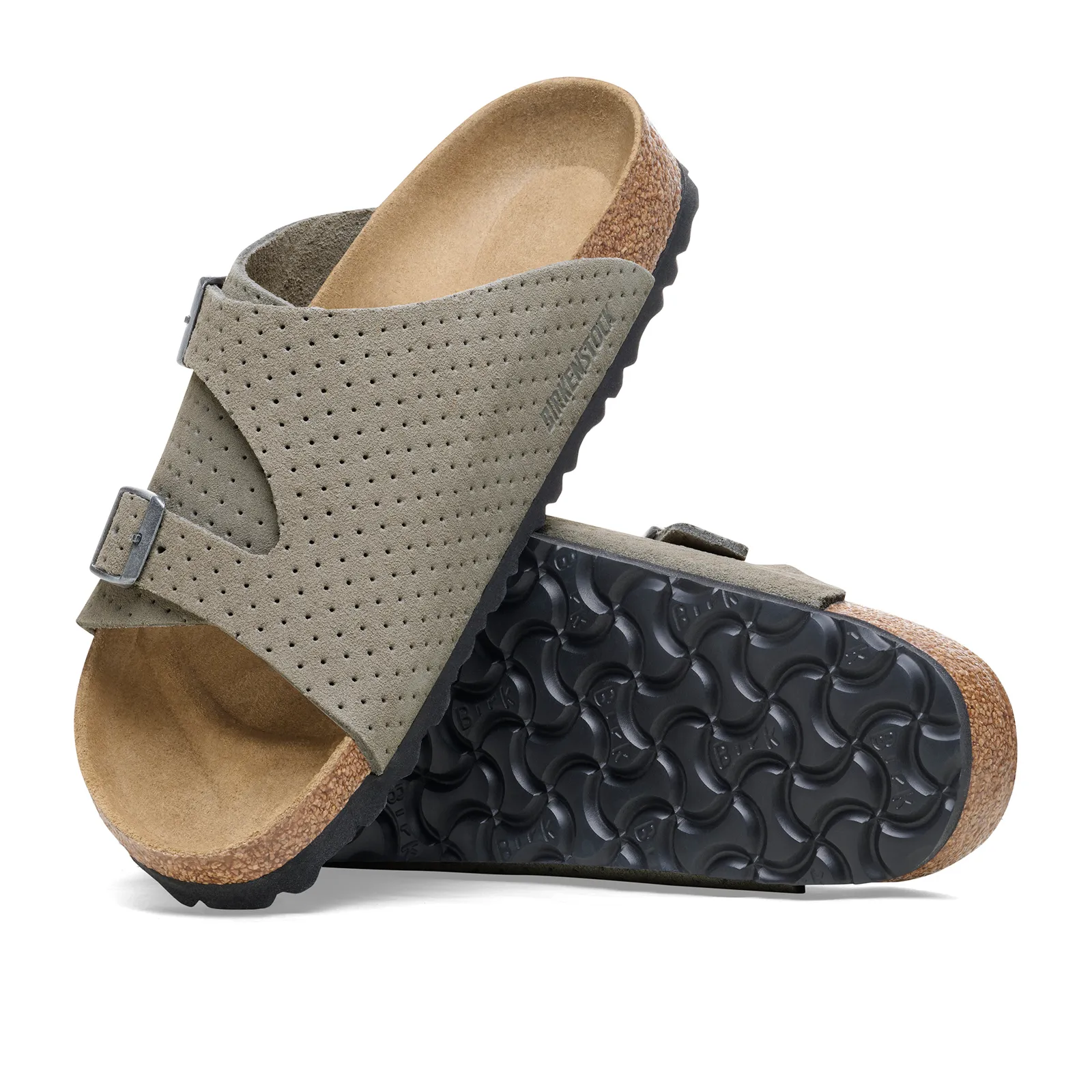 Birkenstock Zurich (Men) - Dotted Stone Coin Suede