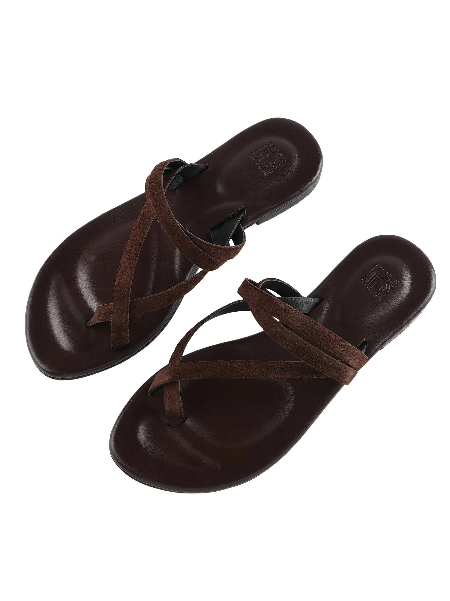 Brown Strappy Sandals For Women