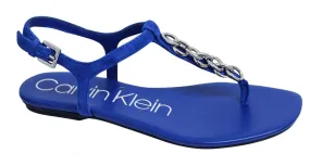 Calvin Klein Silva Womens Blue Sandals