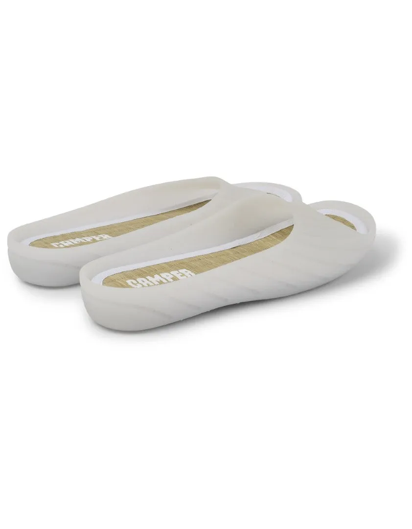 Camper Wabi white monomaterial sandals for women   