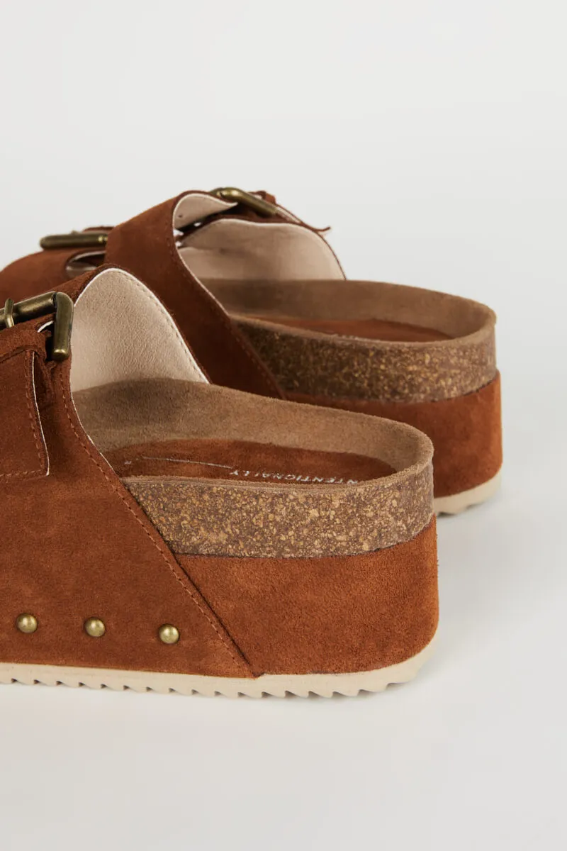 Cooper II Suede Platform Sandal