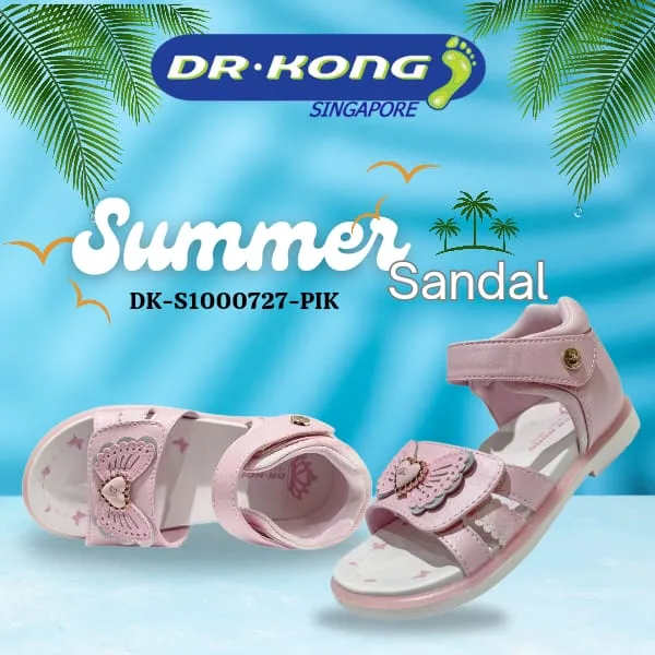 DR.KONG KIDS TOTAL CONTACT SANDALS DK-S1000727-PIK(RP : $119)