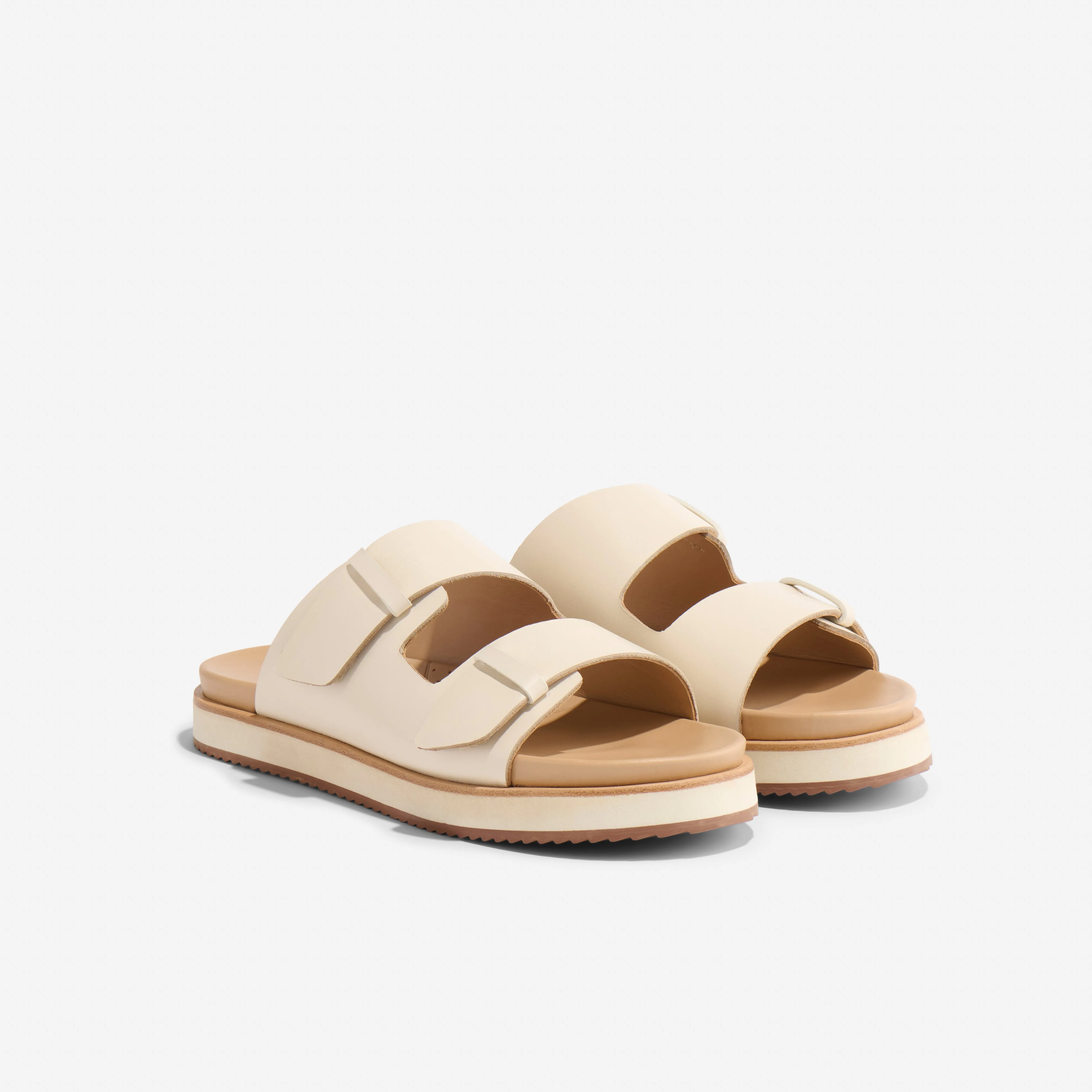 Ella Flatform Slide Bone