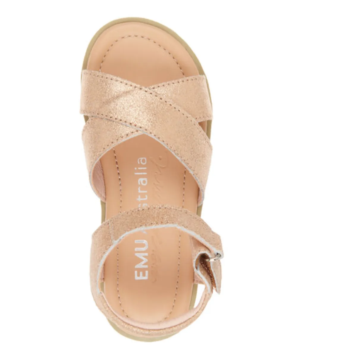 Emu Australia Rose Gold Rose Sandal