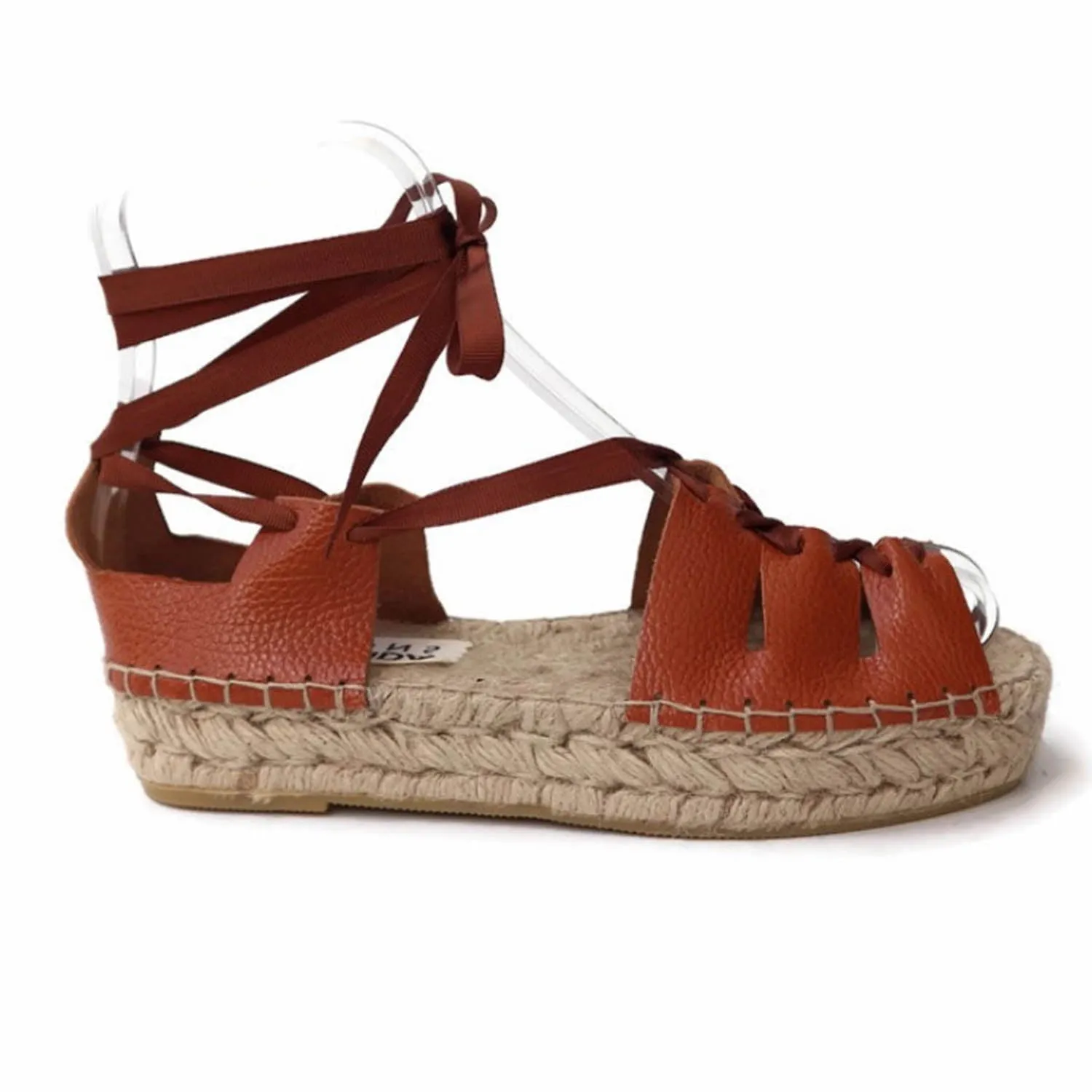 Gladiator Espadrilles -Tan - Double Sole