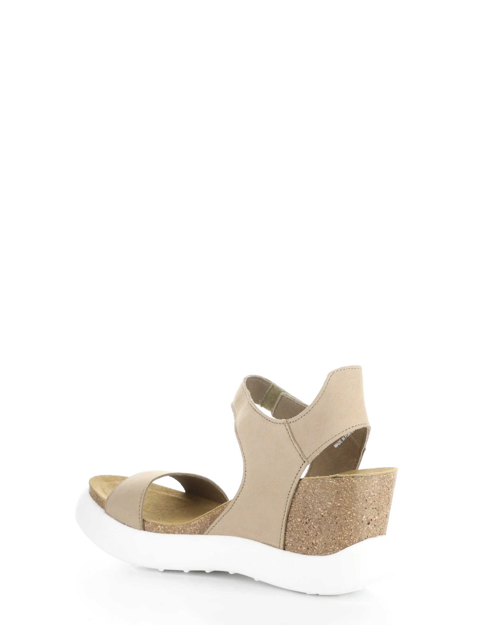 GOGO967FLY 005 TAUPE Velcro Sandals