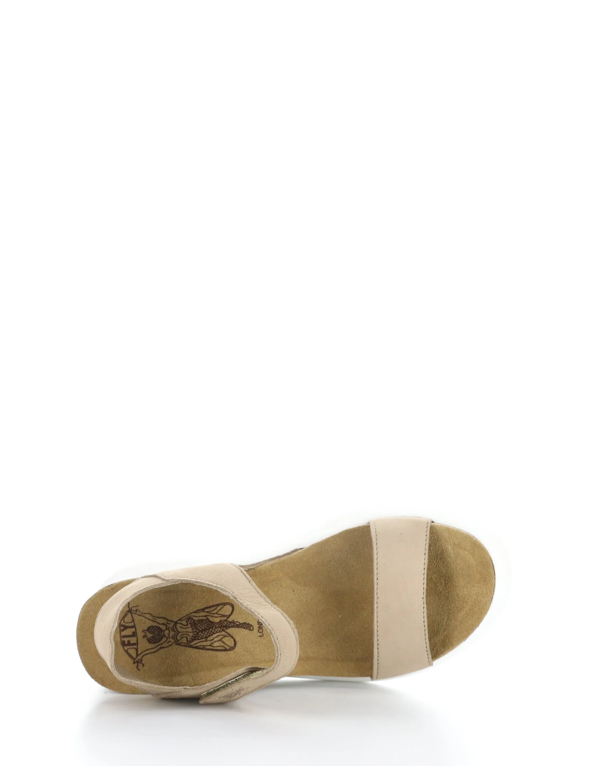 GOGO967FLY 005 TAUPE Velcro Sandals