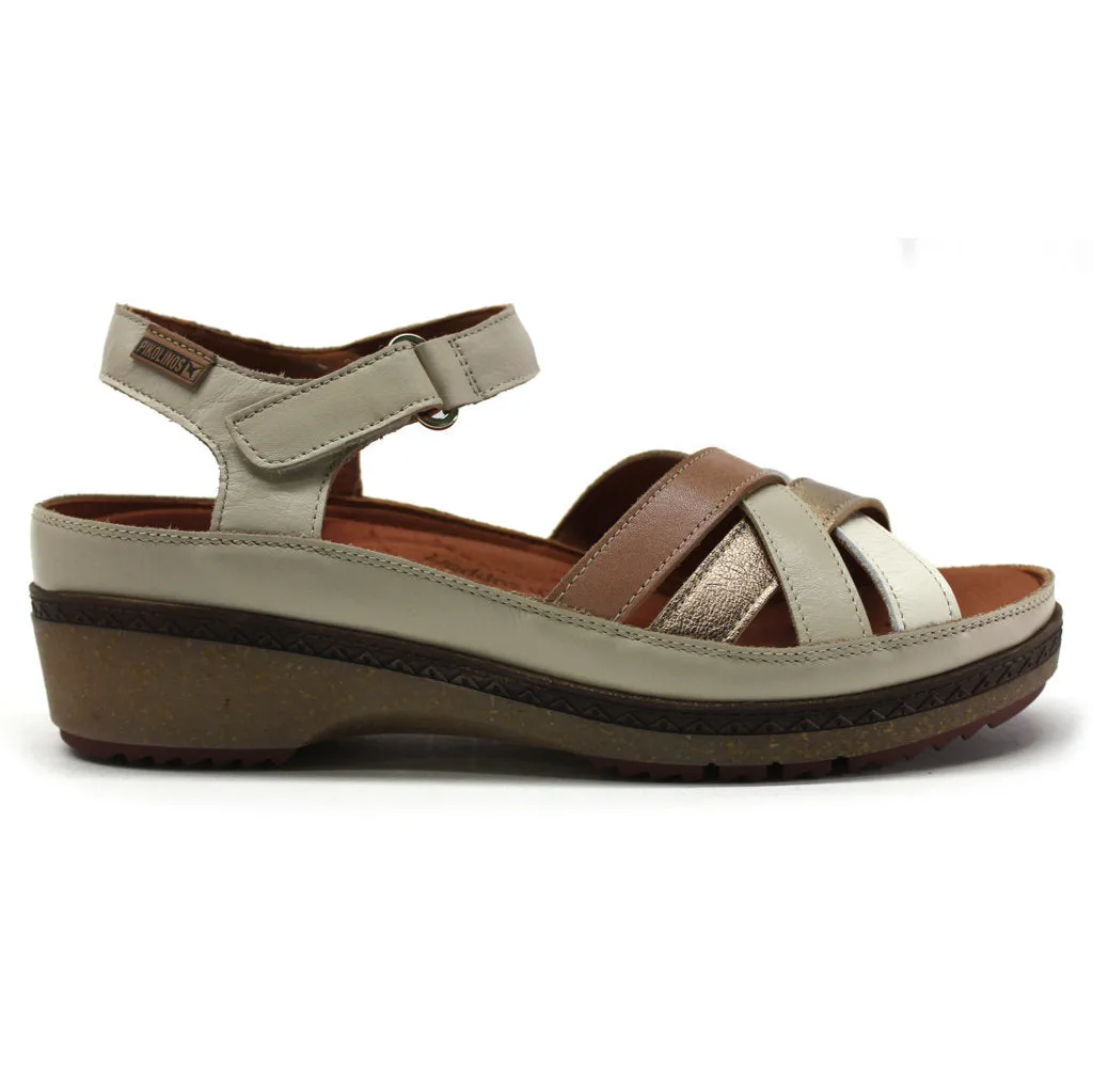 Granada Caflskin Leather Women's Ankle Strap Sandals