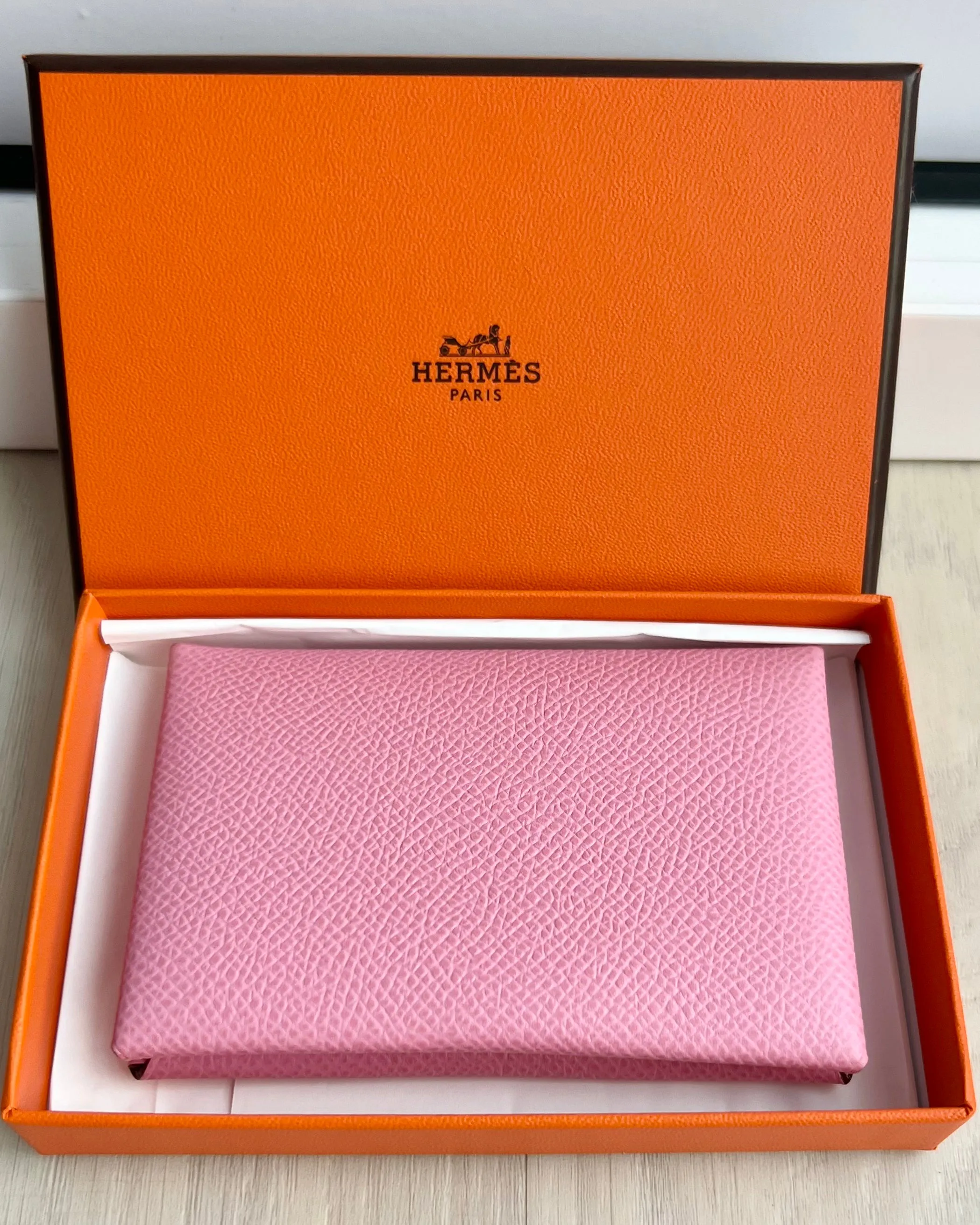 Hermes Calvi Card Holder