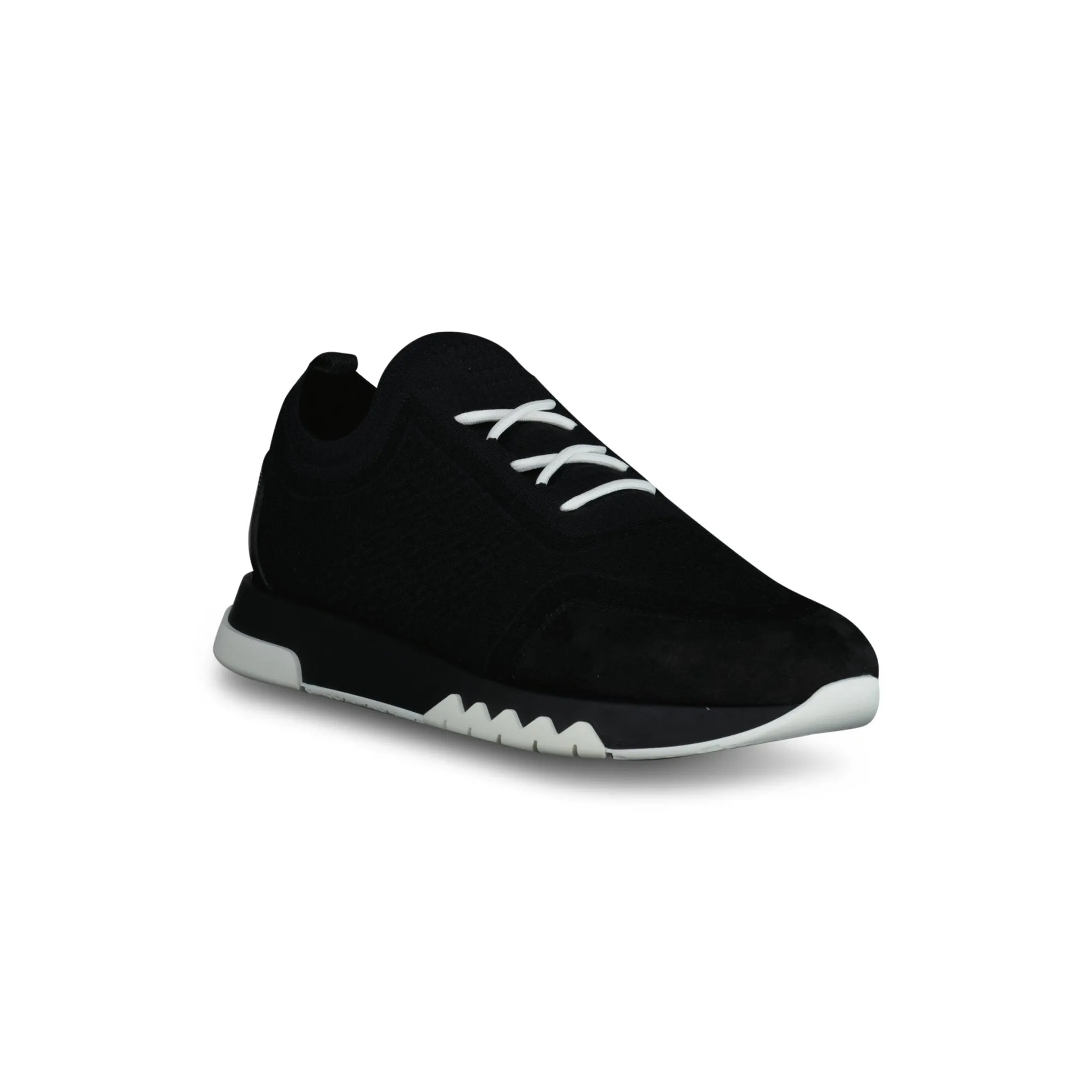 HERMES Homme Addict Knitted Trainers Black