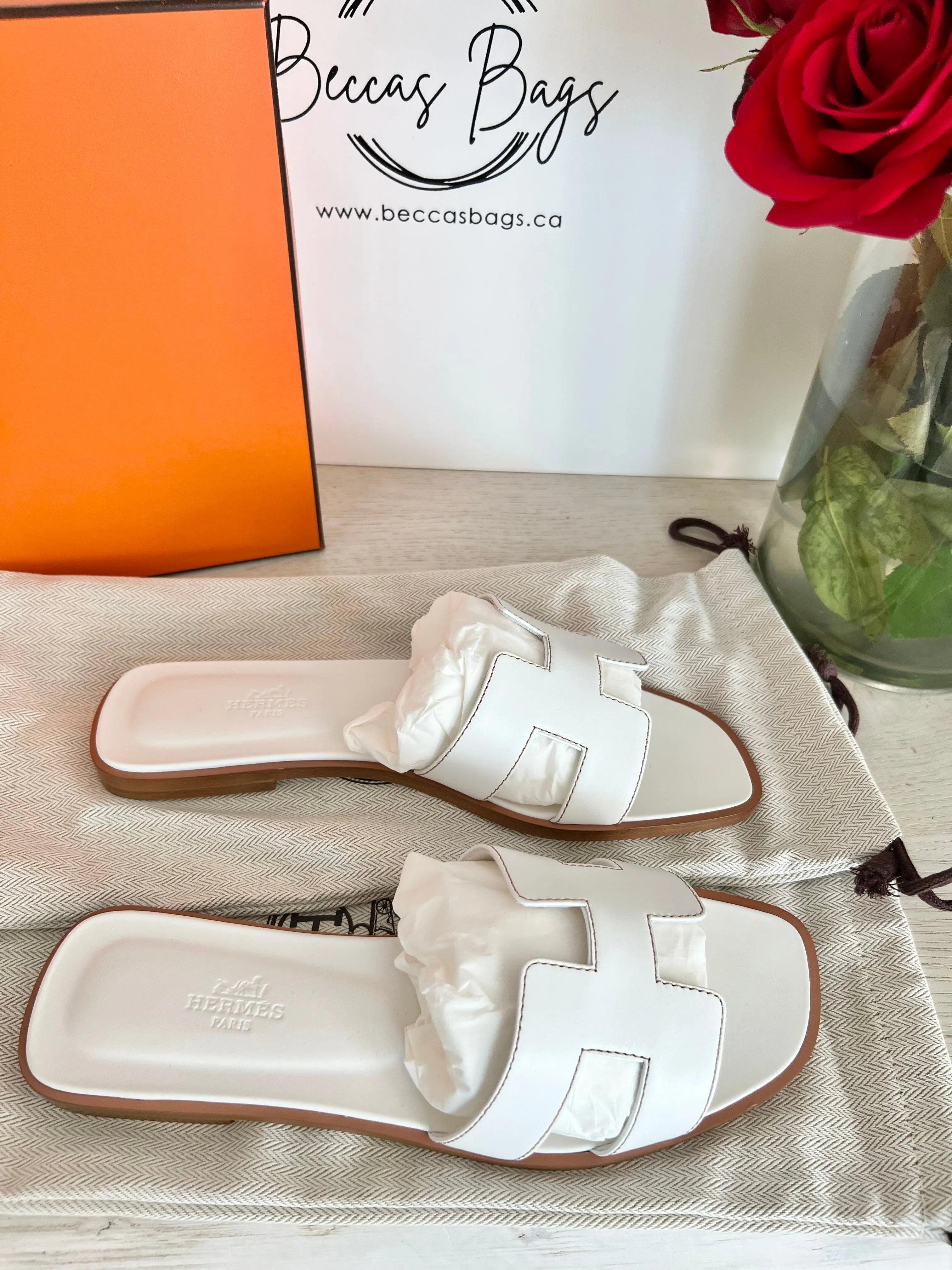 Hermes Oran Sandals