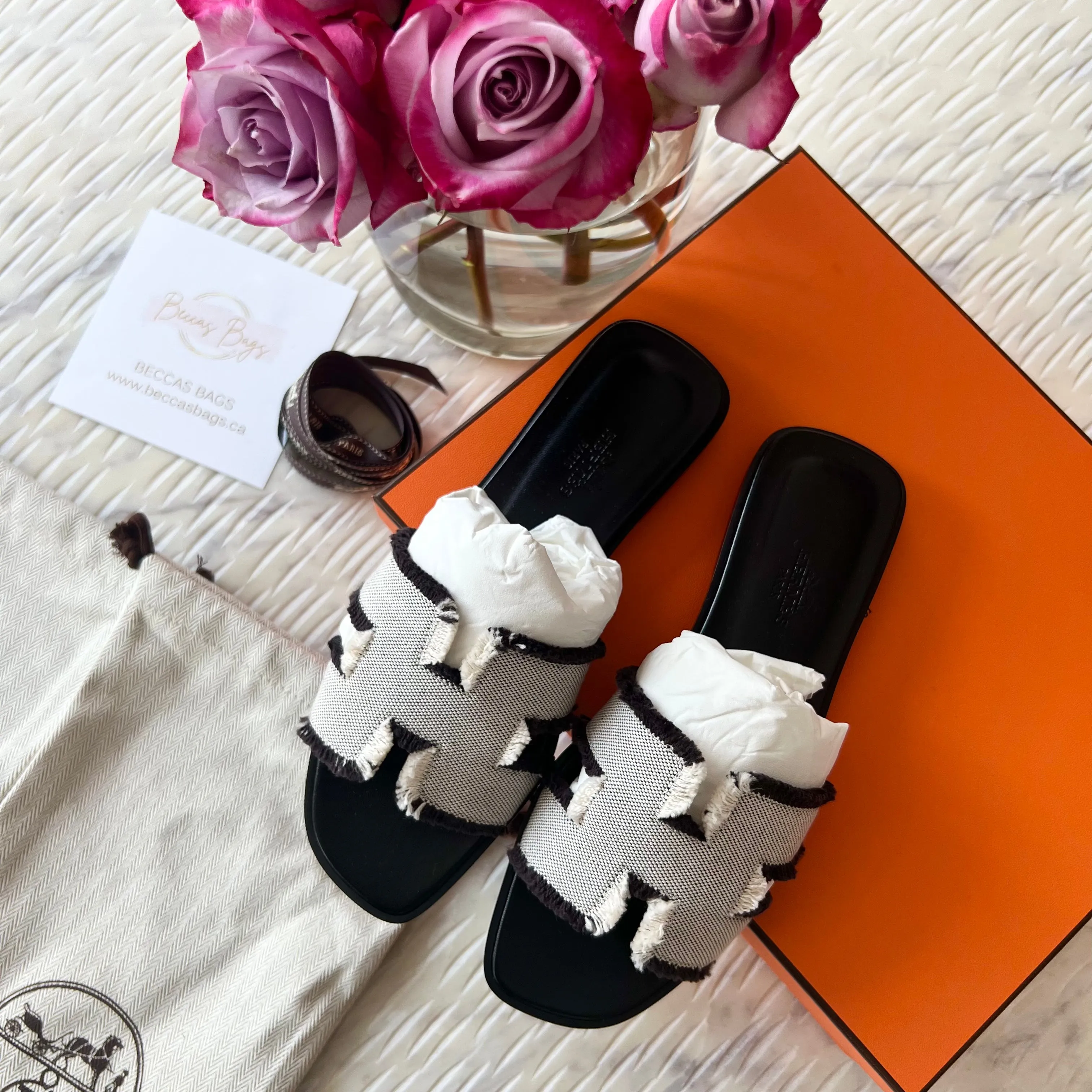 Hermes Oran Sandals