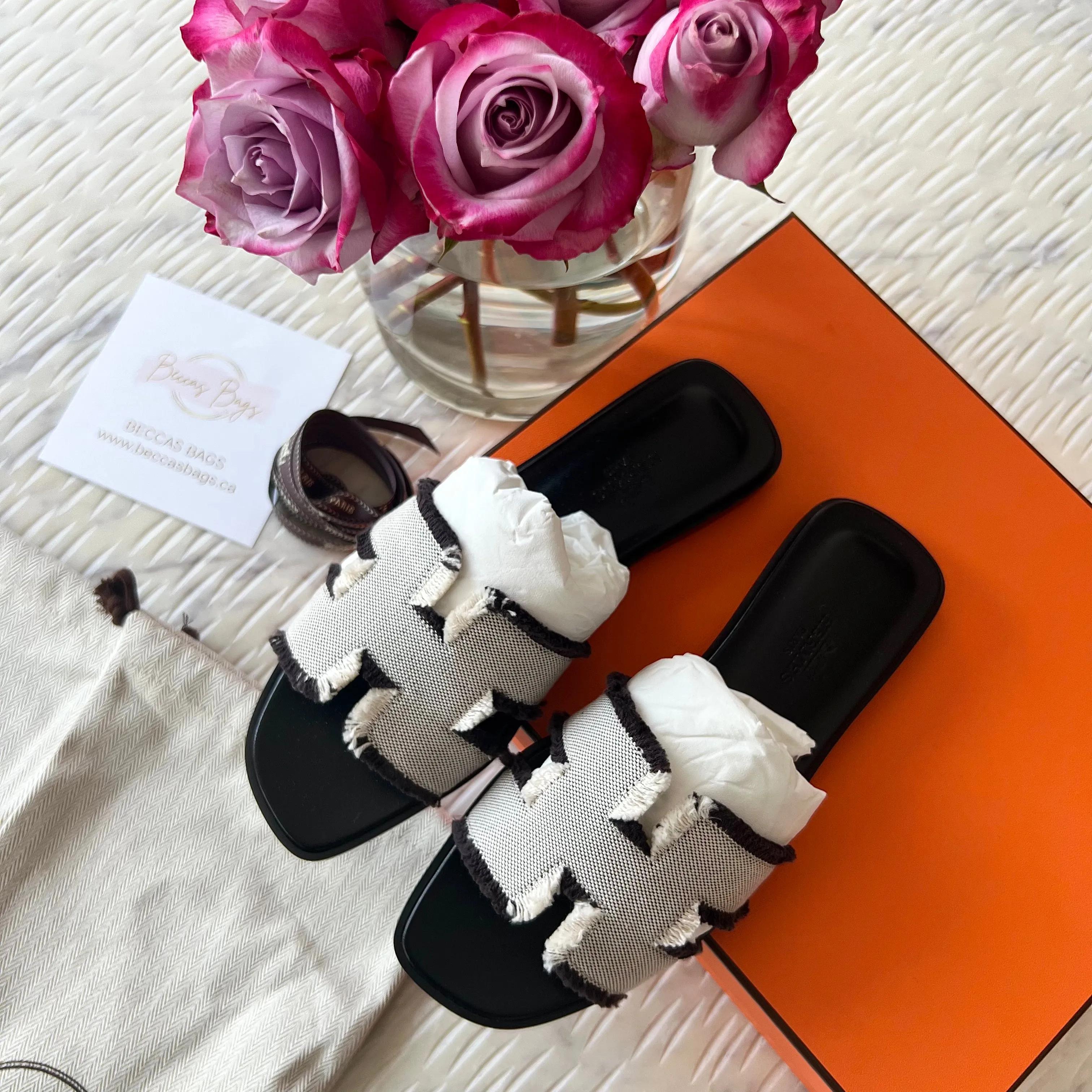 Hermes Oran Sandals