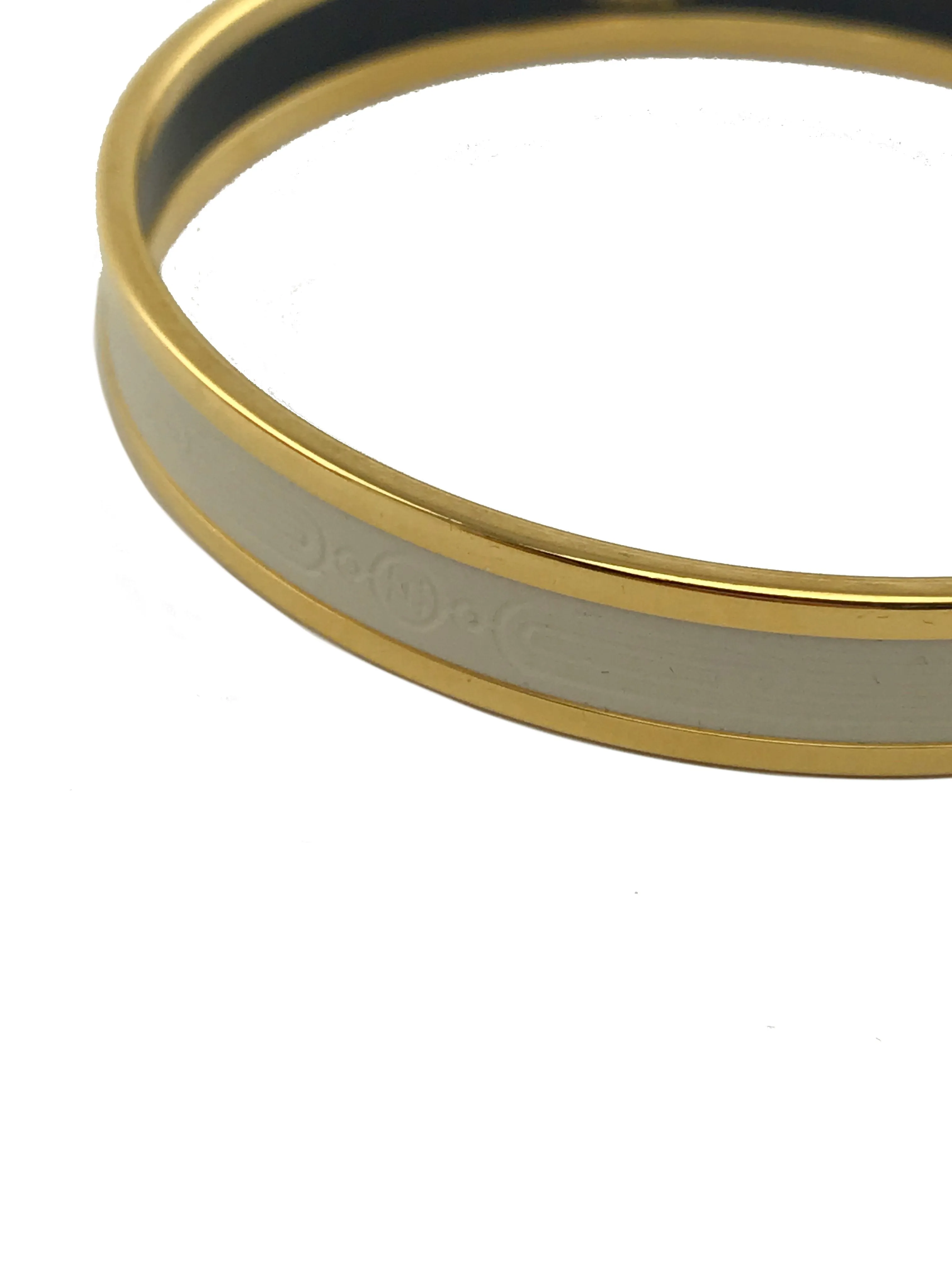 Hermes Sellier Bangle Bracelet 65