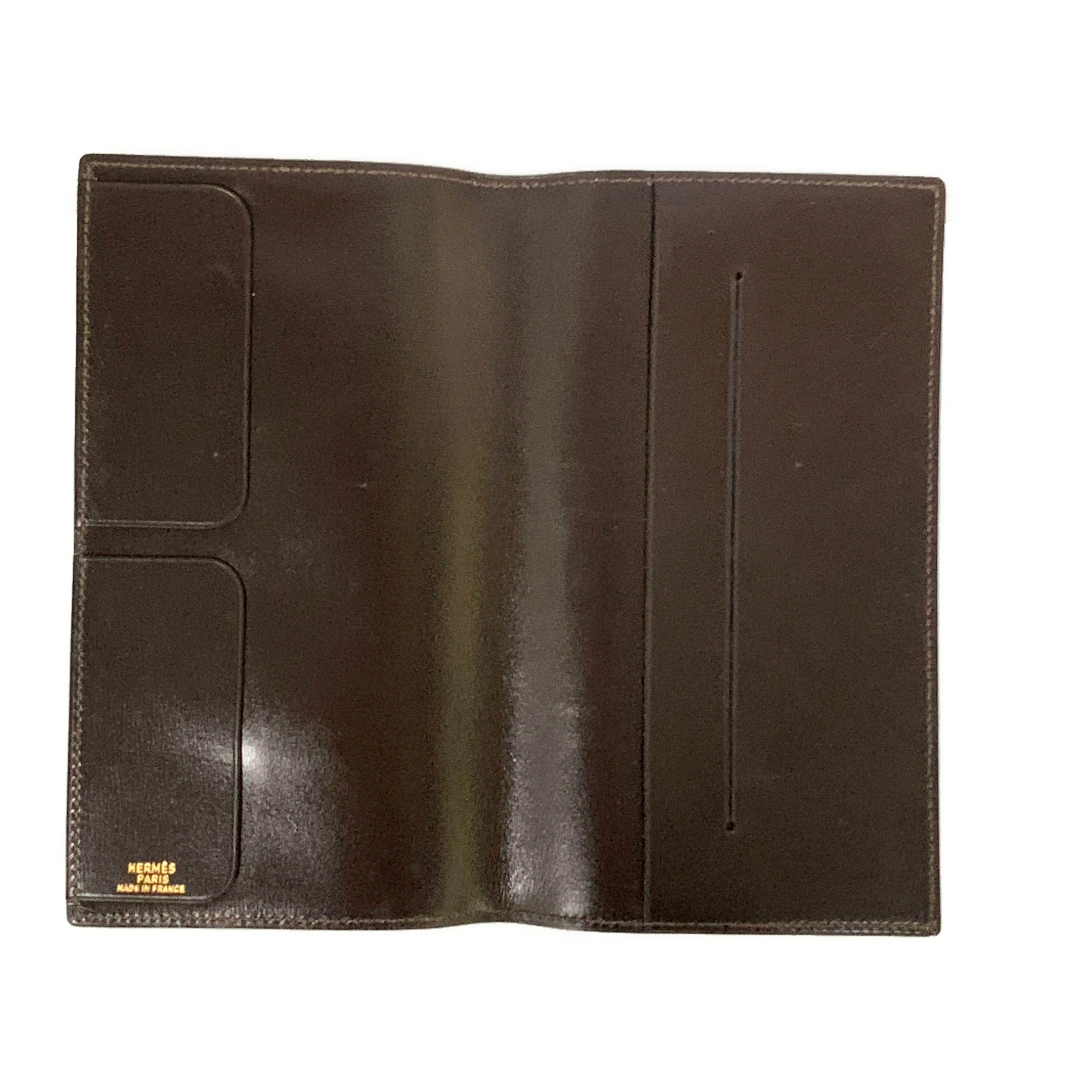 #HERMES/Pass Case/BRW/Leather