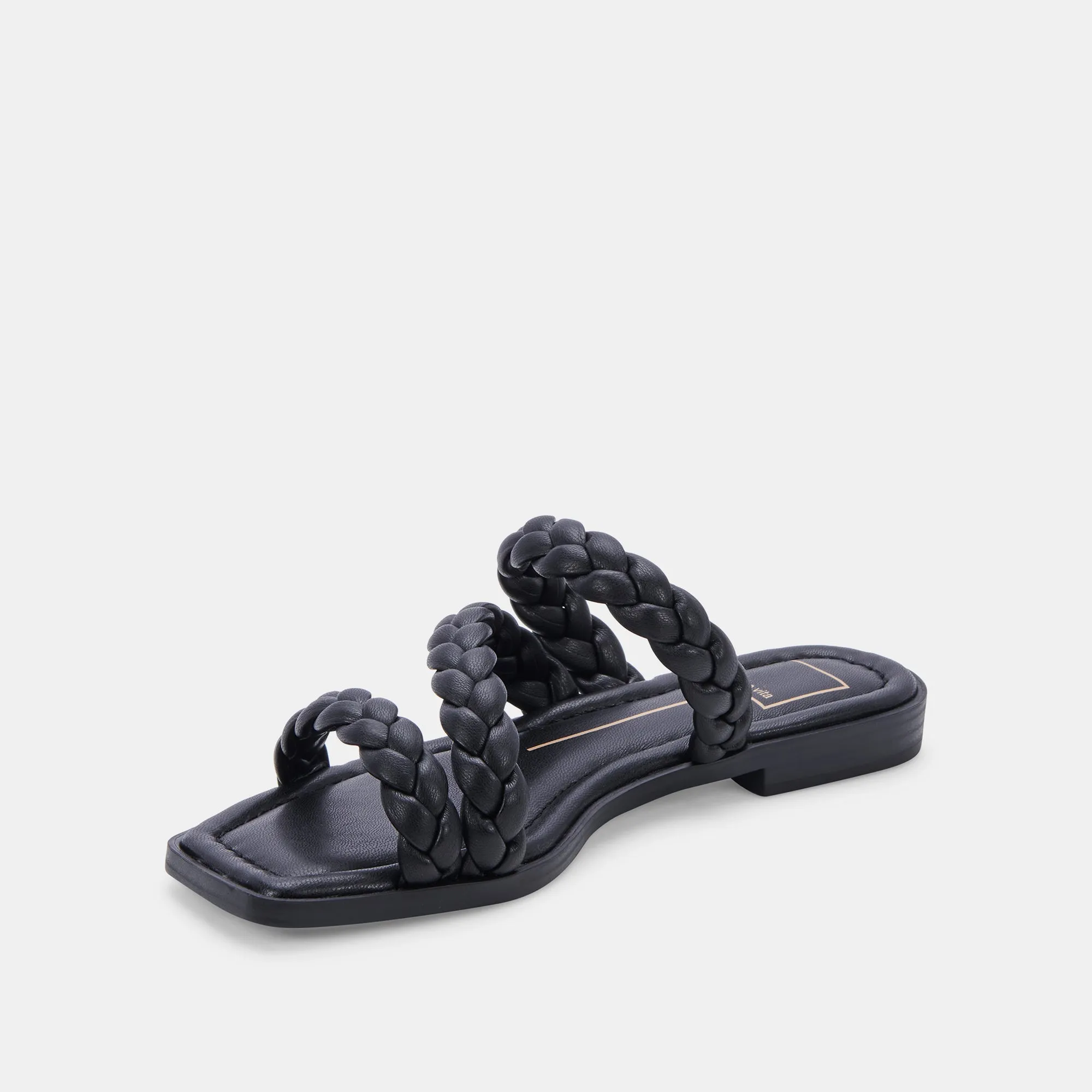 IMAN SANDALS BLACK STELLA